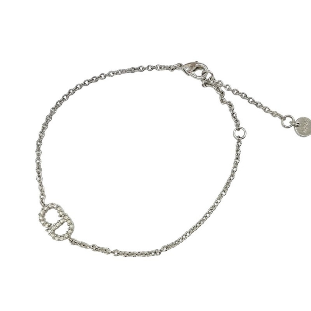 Dior Clair Rhinestone Lune Silver Logo Christian … - image 1